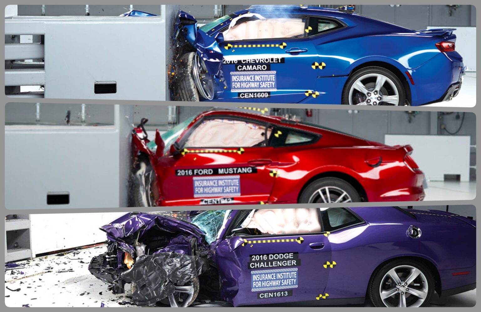 Amerikan Spor Araçları Kaza Testine Girdi (İİHS)